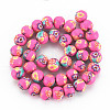 Handmade Polymer Clay Beads Strands CLAY-N008-055-09-2