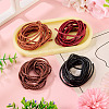 10 Yards 4 Colors Braided Leather Cord WL-TA0001-03-7