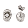 304 Stainless Steel Stud Earrings EJEW-S246-06P-5