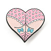 Gothic Sexy Butt Heart Shaped Enamel Pins JEWB-B016-02EB-06-1