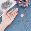 Unicraftale DIY 304 Stainless Steel Chain Garment Decoration Making Kits DIY-UN0002-39P-2