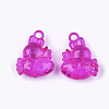 Transparent Acrylic Bunny Pendants TACR-S133-054-2