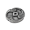 Rune Letters Alloy Pendants PALLOY-S193-01AS-23-2