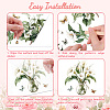3 Sheets 3 Styles PVC Waterproof Decorative Stickers DIY-WH0404-080-3