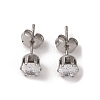 3 Pairs 3 Styles 304 Stainless Steel Hoop & Studs Earrings Set for Women EJEW-K279-13P-2