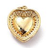 Eco-Friendly Brass Micro Pave Cubic Zirconia Pendants ZIRC-H122-03G-01-3