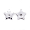 Stainless Steel Star Charms X-STAS-M037-17S-2