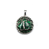 Synthetic Malachite Pendants FIND-PW0025-04V-1