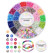 DIY Preppy Bracelet Making Kit DIY-YW0007-64