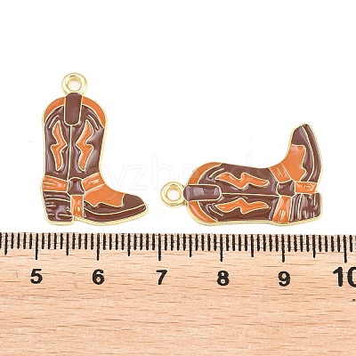 West Cowboy Theme Alloy Enamel Pendants ENAM-L056-01D-04-1