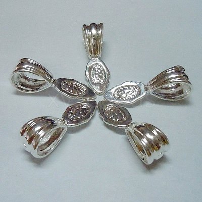 Brass Pendant Bails X-KK-Q185-N-1