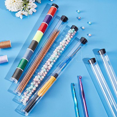 Transparent PC Plastic Bead Storage Tubes AJEW-WH0673-21A-1