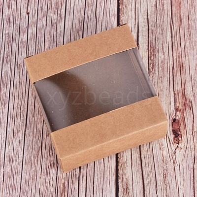 Paper Hand-made Soap Box LS-CON-WH0076-03-1