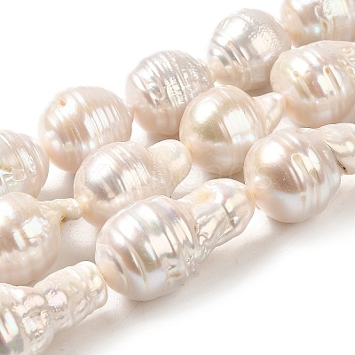 Natural Nucleated Pearl Beads Strands PEAR-E016-021-1