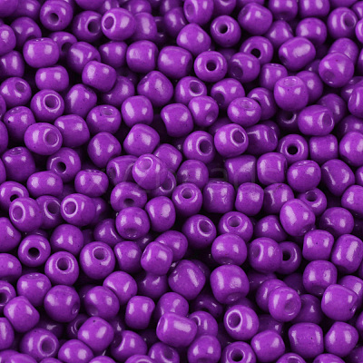 Baking Paint Glass Seed Beads SEED-US0003-4mm-K13-1