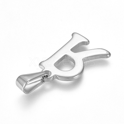 Non-Tarnish 304 Stainless Steel Pendants STAS-F106-95P-R-01-1