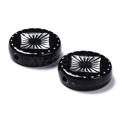 Opaque Acrylic Beads OACR-G016-07B-1
