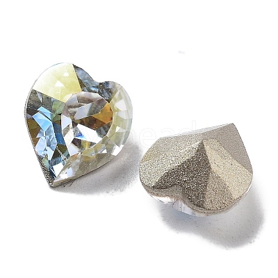 K9 Glass Rhinestone Cabochons GLAA-H034-02B-001LA-1