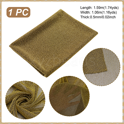 Polyester with PET Glitter Powder Fabric AJEW-WH0314-706A-1