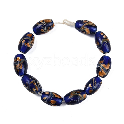Opaque Handmade Lampwork Beads BLOW-D006-05B-1