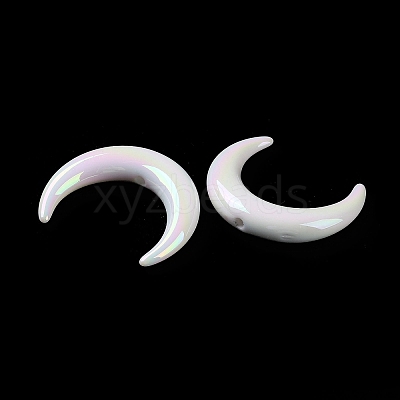 Opaque Acrylic Beads OACR-B019-02B-1