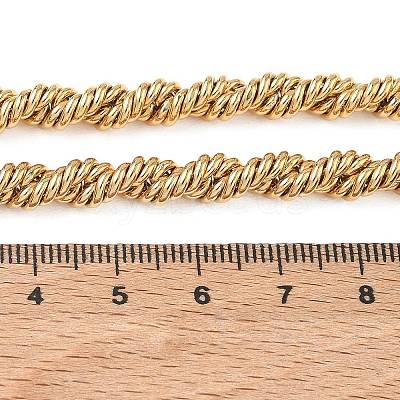 6MM 304 Stainless Steel Rope Chain Necklaces SA-CBA2696-04G-1