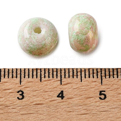 Baking Paint Opaque Glass Beads GL-CBAF5F7-01E-1