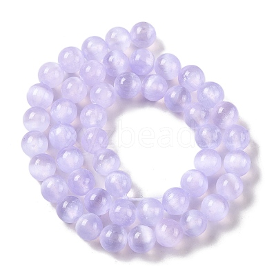 Natural Selenite Beads Strands G-C142-01B-02-1