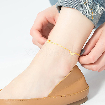 Stainless Steel Charm Anklets for Women WG18C2B-53-1