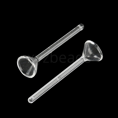 Resin Stud Earring Findings LS-X1-FIND-H046-06-1