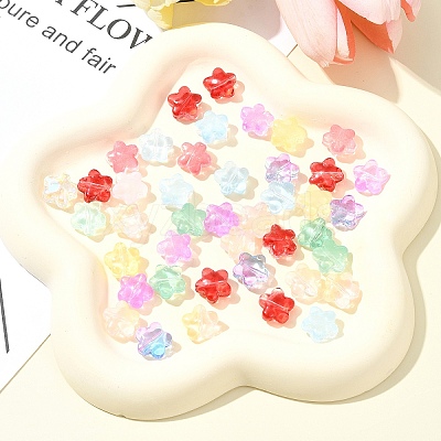 30Pcs Electroplate Glass Beads GLAA-FS0001-98-1