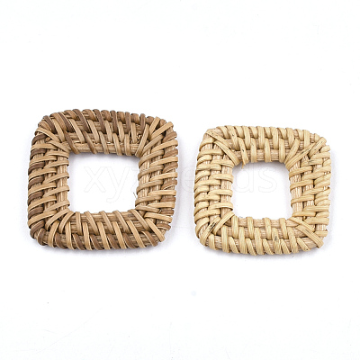 Handmade Reed Cane/Rattan Woven Linking Rings X-WOVE-T005-21A-1