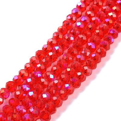 Electroplate Glass Beads Strands EGLA-A034-T10mm-L09-1