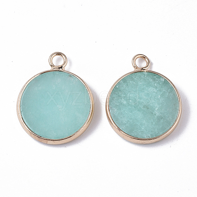 Natural White Jade Pendants G-S359-007C-1