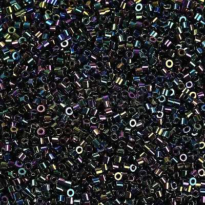 Electroplate Glass Seed Beads SEED-H003-10M-1