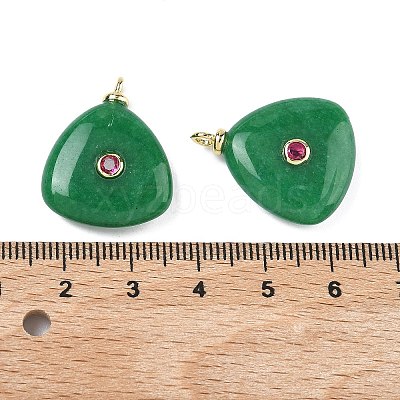 Dyed Natural Malaysia Jade Pendants KK-C251-01C-03-1