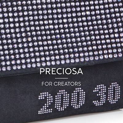 Preciosa® Crystal Hotfix Flatback Stones Y-PRC-HSS8-00530-200-1