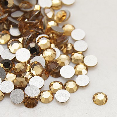 Glass Flat Back Rhinestone RGLA-C002-SS16-246-1