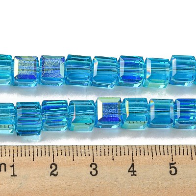 Electroplate Glass Beads Strands EGLA-M031-01A-HR05-1