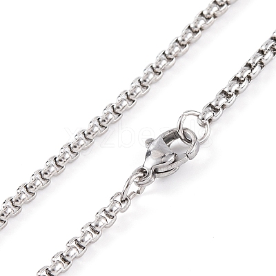 Lotus 201 Stainless Steel Pendant Necklaces NJEW-F320-04P-1