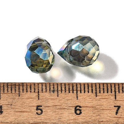 Transparent Glass Pendants GLAA-P070-A02-1
