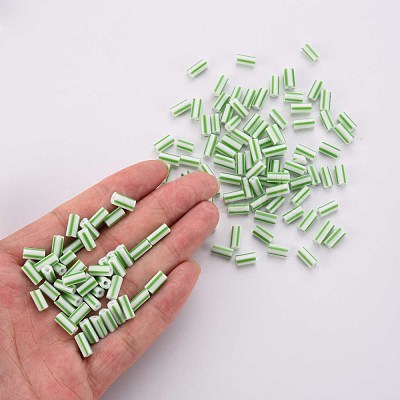 Glass Bugle Beads SEED-S055-A-004-1