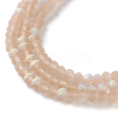 Imitation Jade Glass Beads Strands EGLA-A034-T2mm-MB20-1
