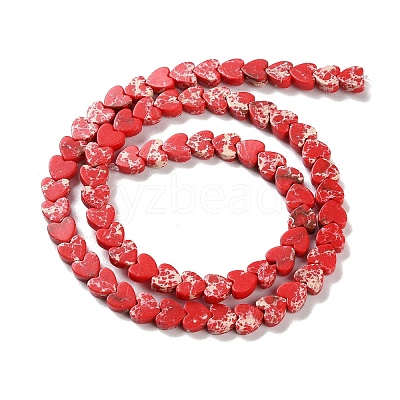 Dyed Synthetic Imperial Jasper Beads Strands G-M403-A36-02-1