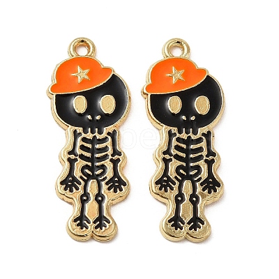 Alloy Enamel Pendants ENAM-G211-02G-03-1