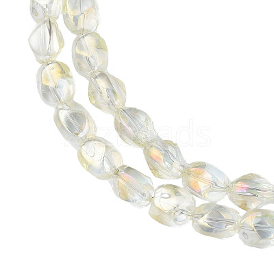 Electroplate Glass Beads Strands EGLA-N008-016-A02-1