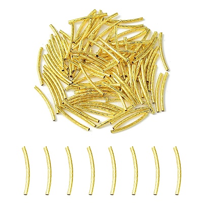 Brass Tube Beads KK-YW0001-98A-G-1