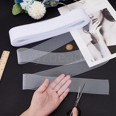 Polyester Hard Horsehair Braid Boning OCOR-WH0082-242B-1