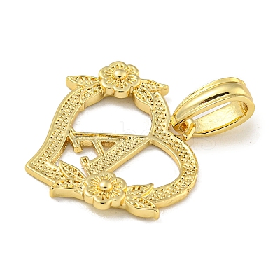 Heart Brass Pendants KK-I714-04G-A-1