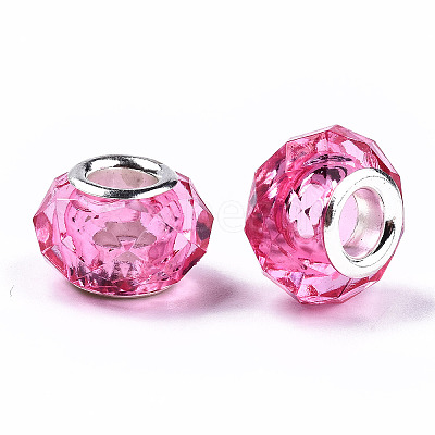 Transparent Resin European Beads RPDL-T003-003-B12-1